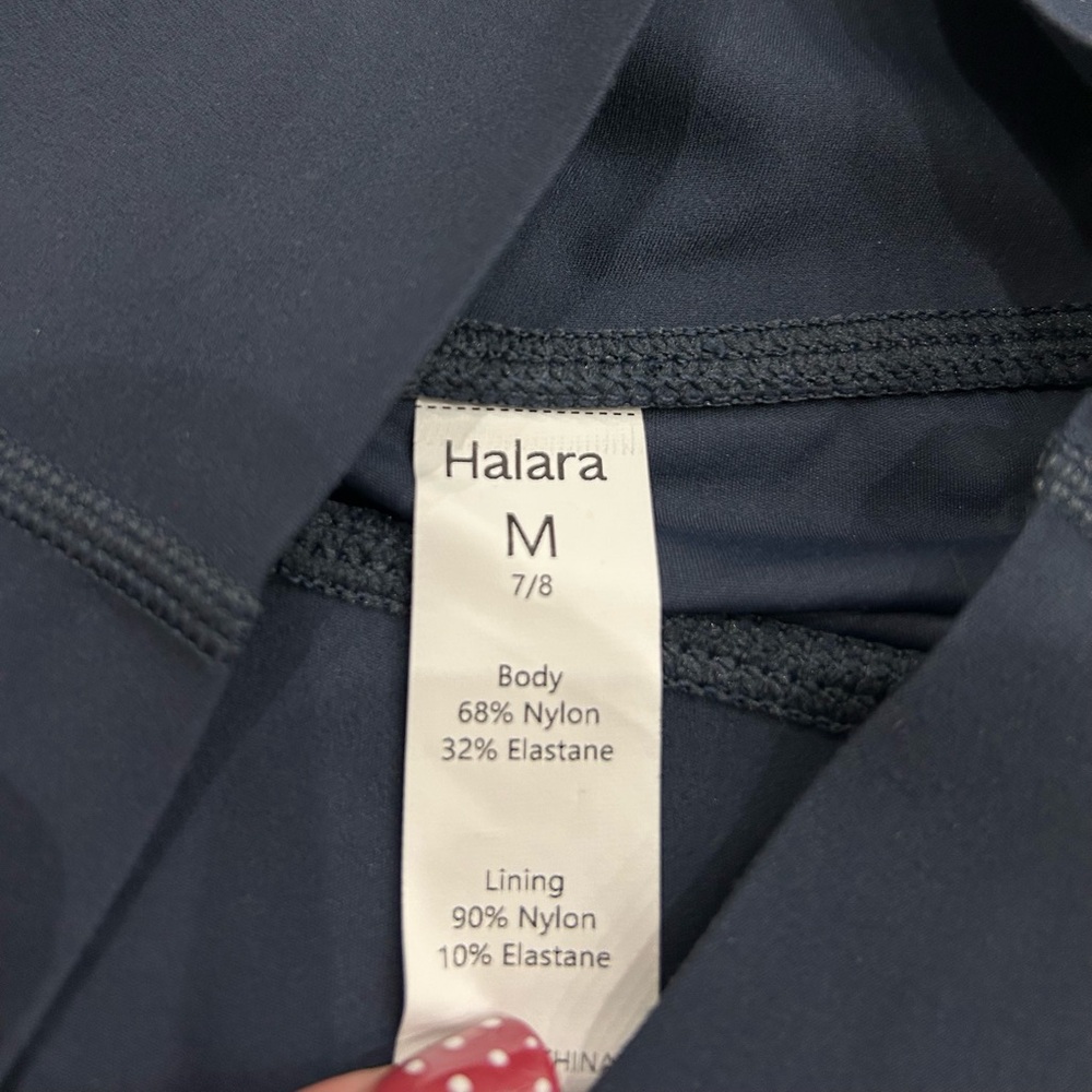 Halara UltraSculpt SoCinched High Waisted Tummy Control Pocket 7/8 Leggings - Picture 6 of 8